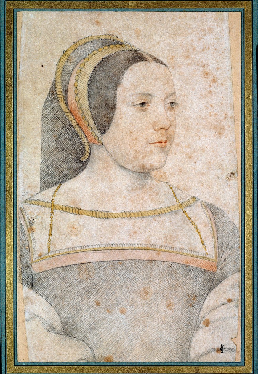 Portret van Judith van Assigny, vrouw van Jean de Crequi, heer van Cannaples door François Clouet
