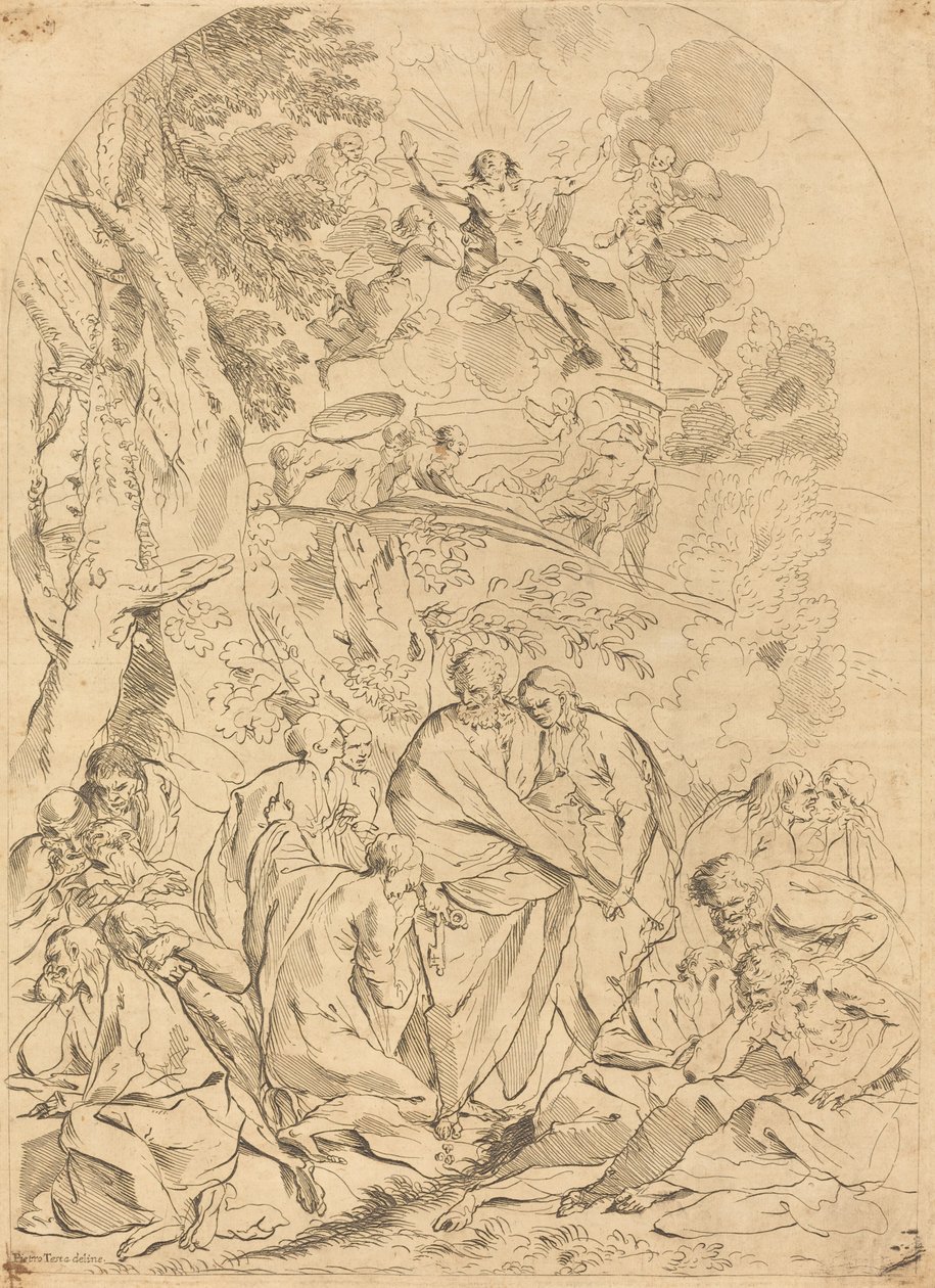 De opstanding door François Collignon after Pietro Testa