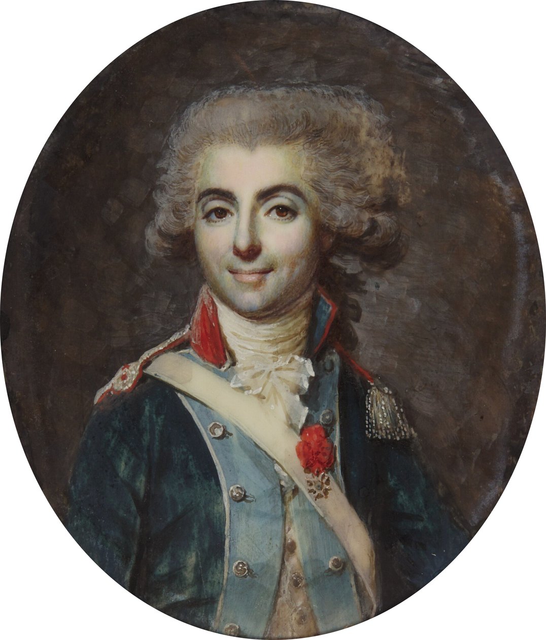 Portret van Antoine Bertin, genaamd de chevalier Bertin. door Francois Dumont