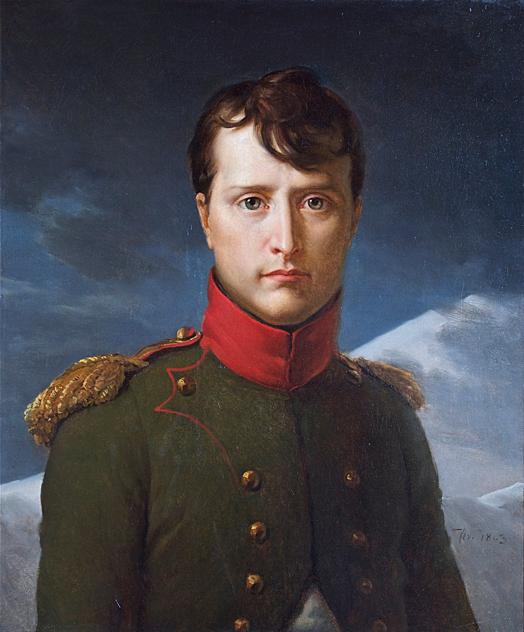 Napoleon Bonaparte Eerste Consul door François Gérard