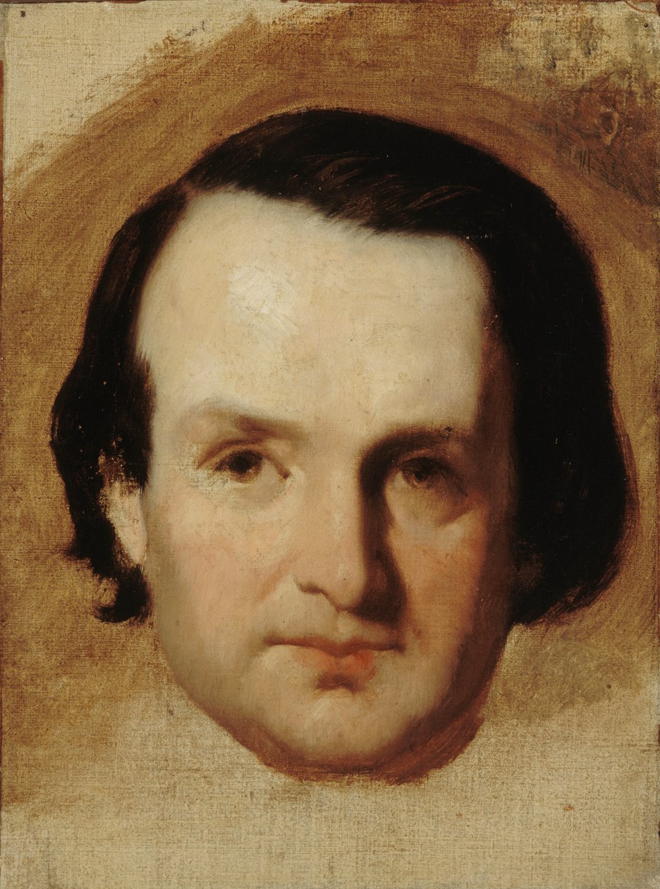 Portret van Victor Hugo 1802-1885, ca. 1835 door François-Joseph Heim