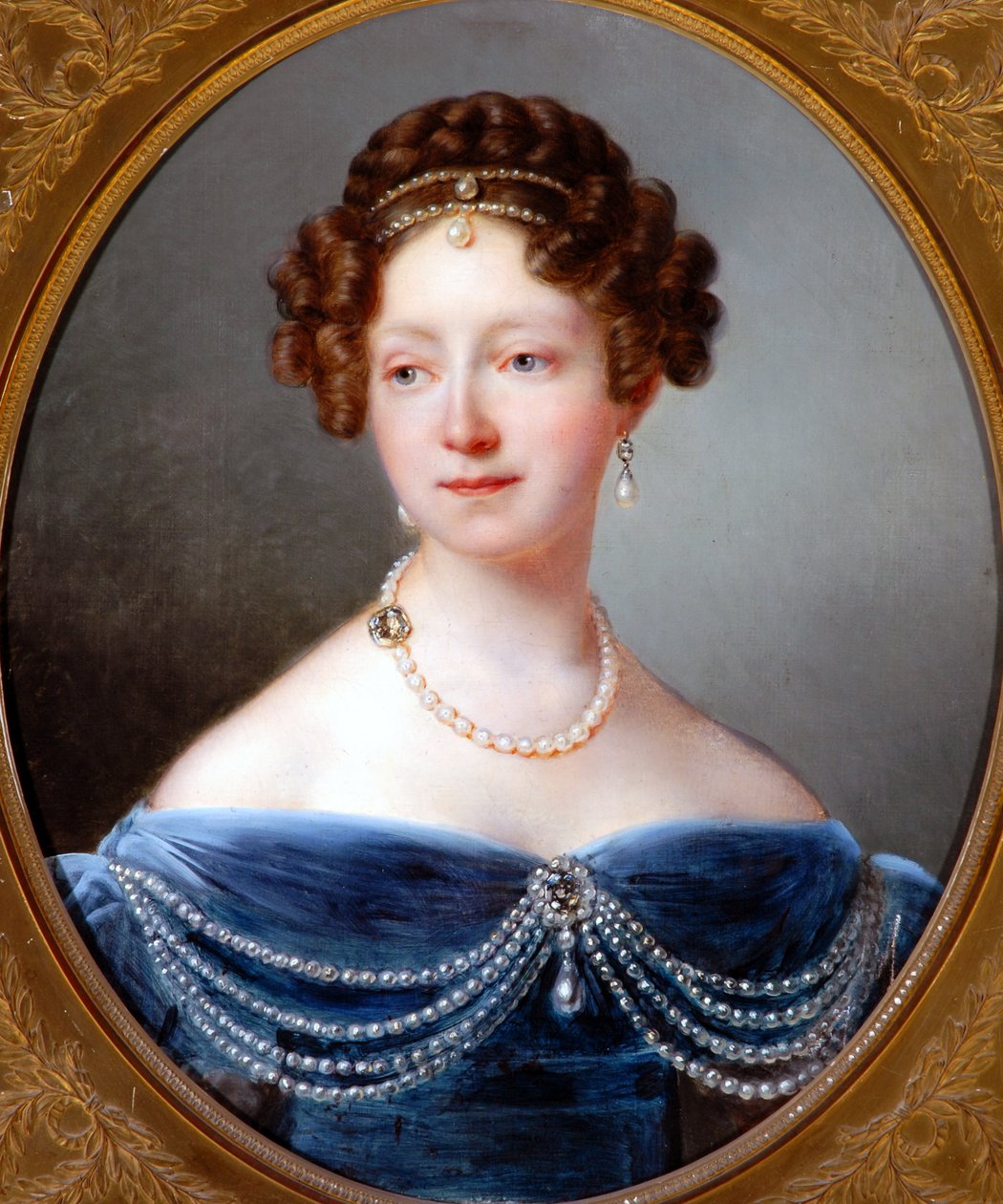 Portret van de Prinses van Oranje door François Joseph Kinsoen
