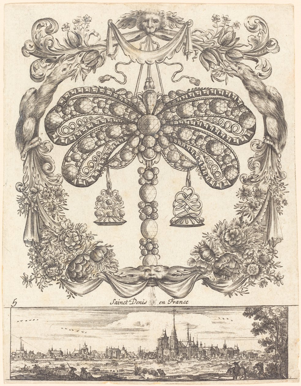 Saint Denis in Frankrijk door François Le Febvre