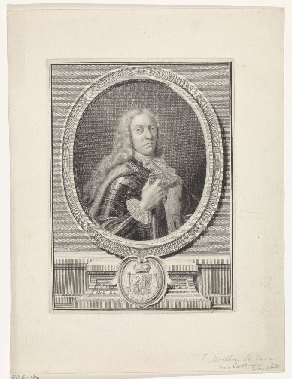 Dimitrie Cantemir 1673-1723, 1735 door François Morellon de La Cave