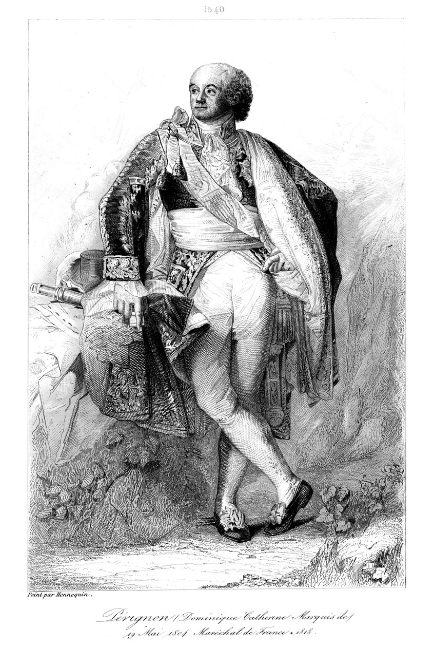 Dominique Catherine Perignon 1754-1818, Markies van Grenade en Maarschalk van Frankrijk door François Pigeot