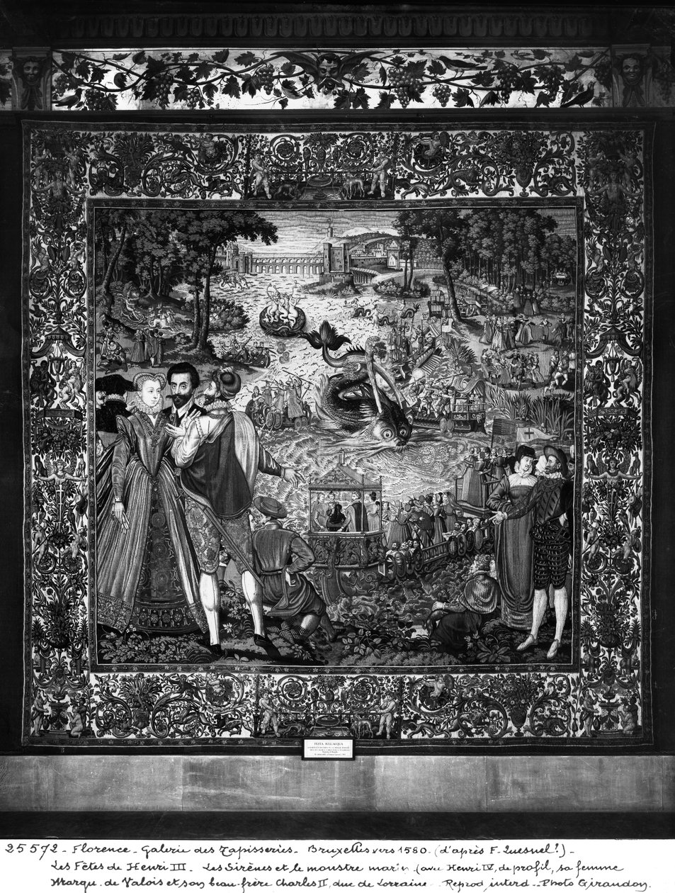 Festivals van Henri III (1553-1610) Brussels Workshop, c.1580 door François Quesnel