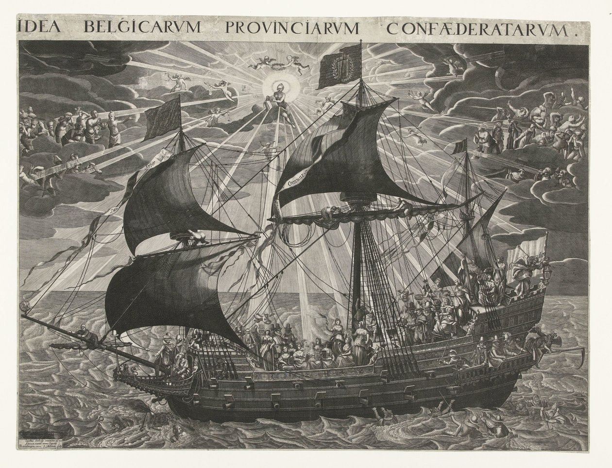 Het Schip van Staat, 1620 door François Schillemans