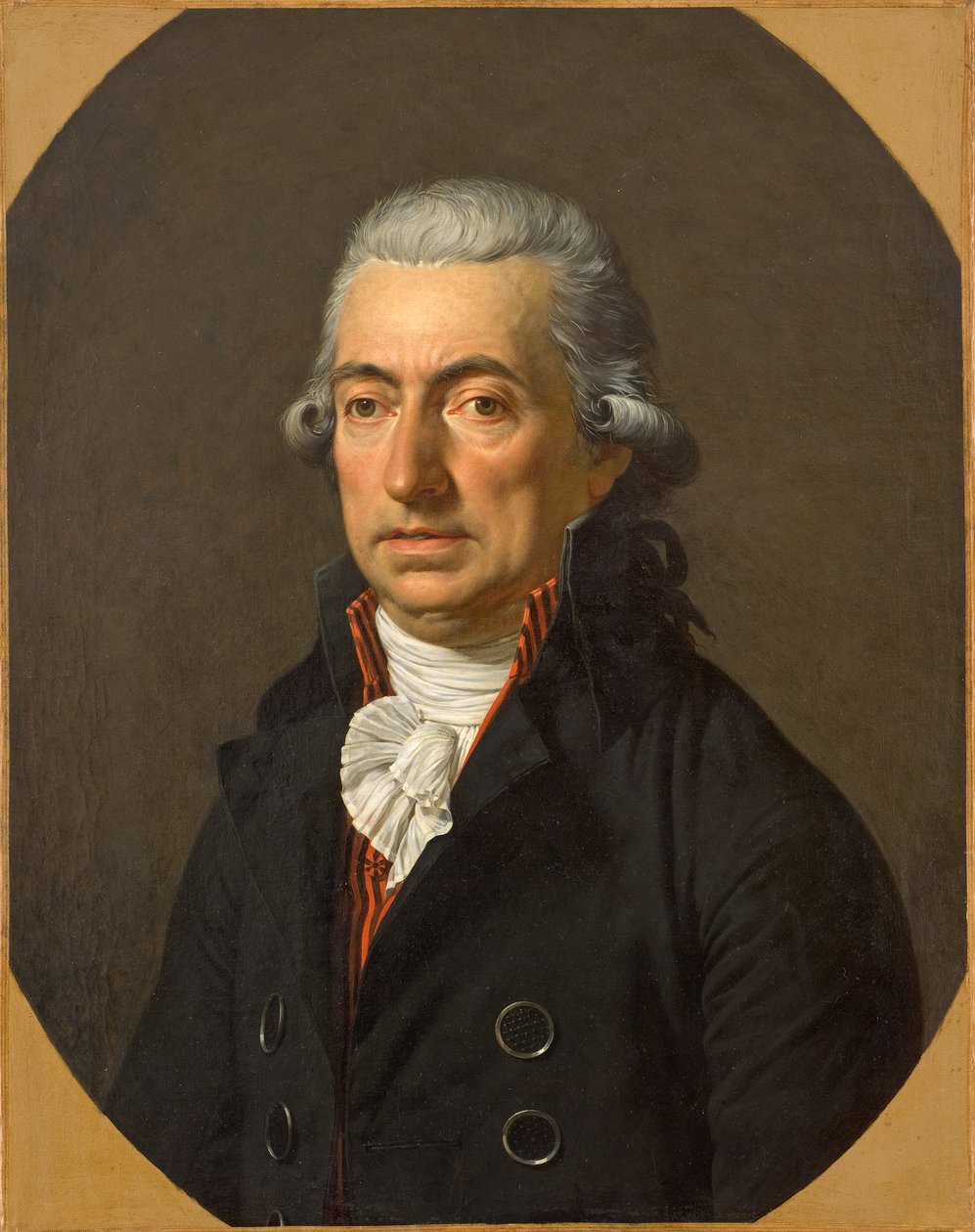 Portret van Mr Joseph Fabre, de vader van de kunstenaar door Francois Xavier Fabre