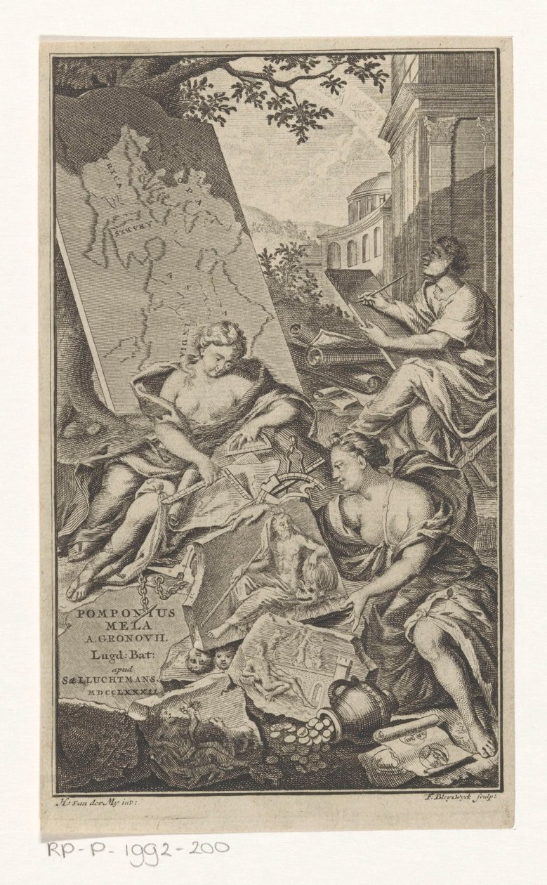 Allegorie op de meetkunde door François van Bleyswijck