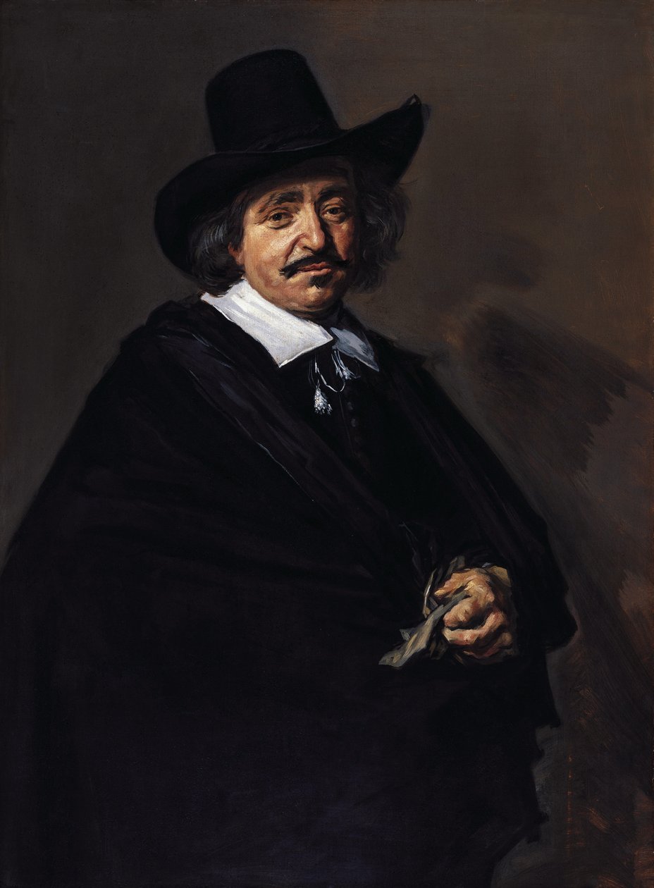 Portret van een man door Frans Hals