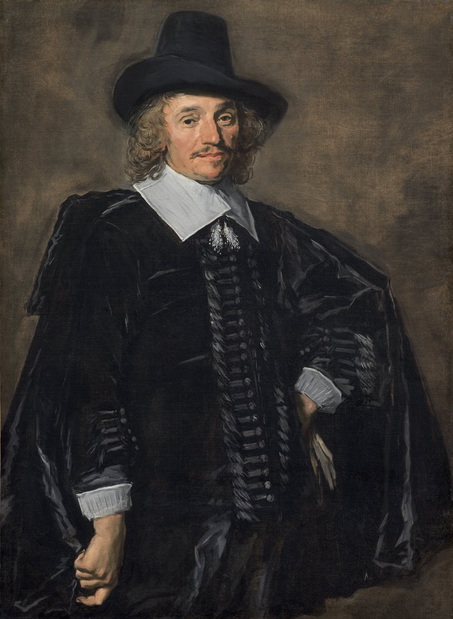 Portret van een man door Frans Hals