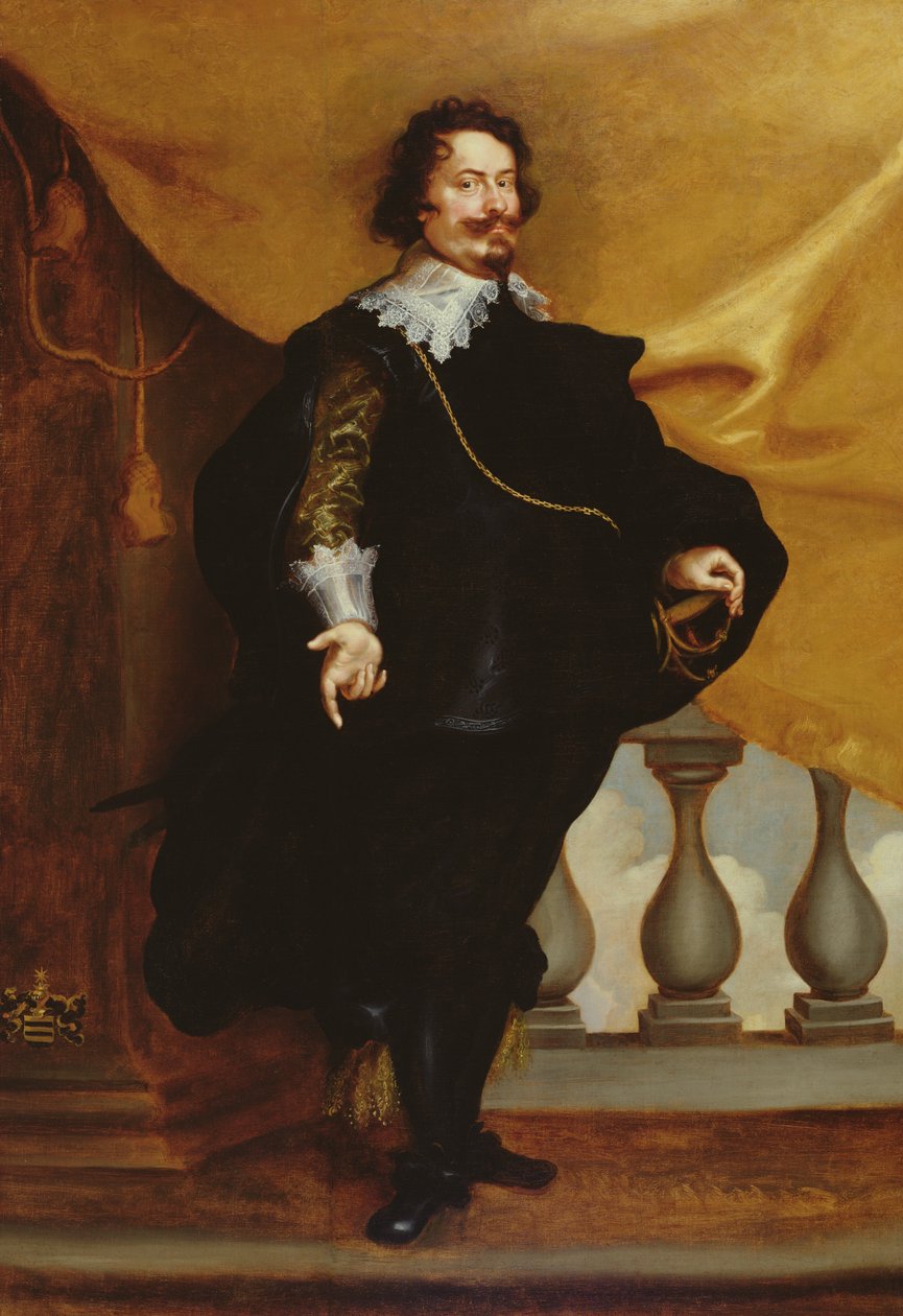 Portret van een Aristocraat door Frans Luyckx or Leux