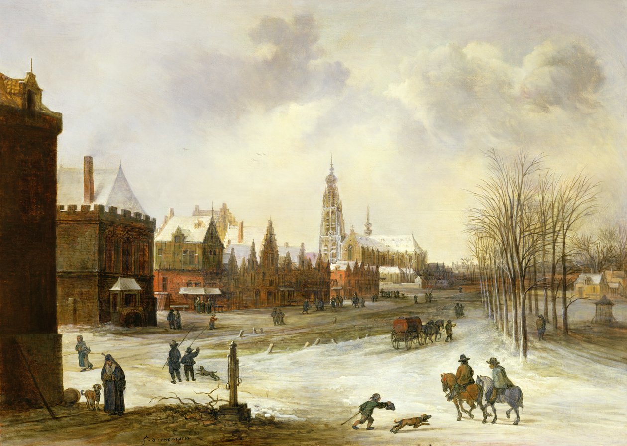 Een uitzicht op Breda door Frans de Momper
