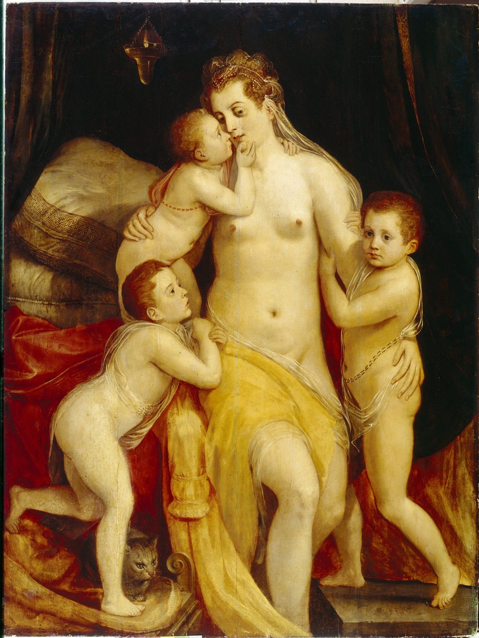 Allegorie van de liefdadigheid door Frans Floris