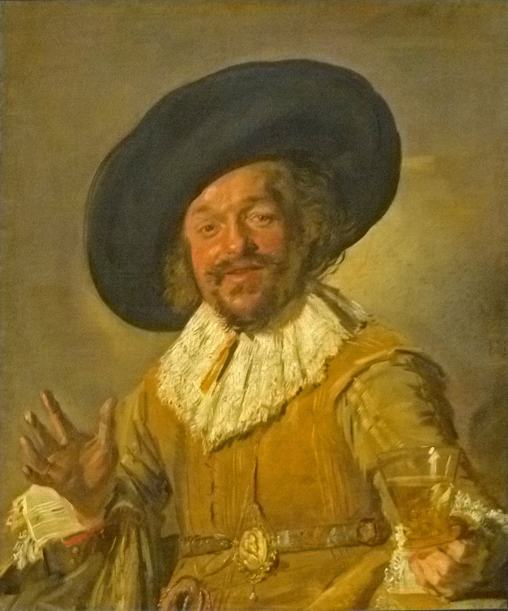 Een militieman met een Berkemeyer, bekend als de 