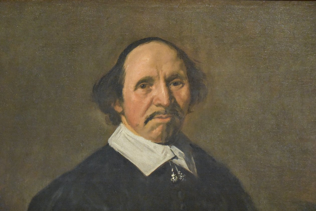Deens: Portræt af en mand Portret van een man door Frans Hals