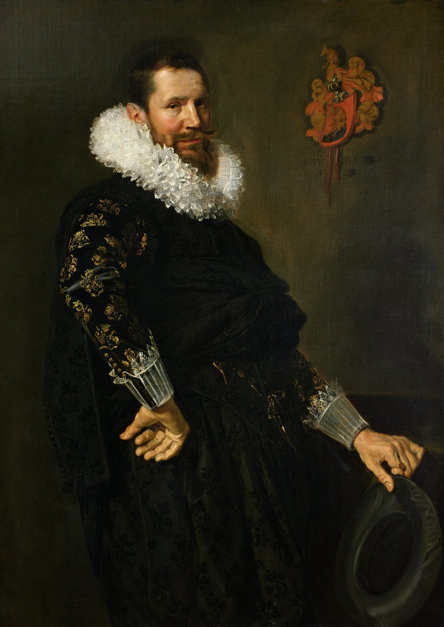 Paulus van Beresteyn (1588-1636) ca. 1619-20 door Frans Hals