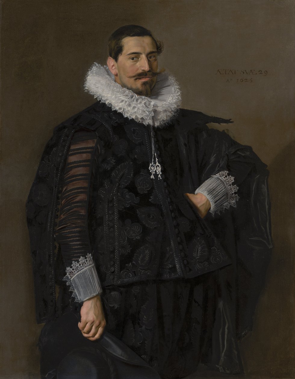 Portret van Jacob Pietersz Olycan (1596-1638) door Frans Hals