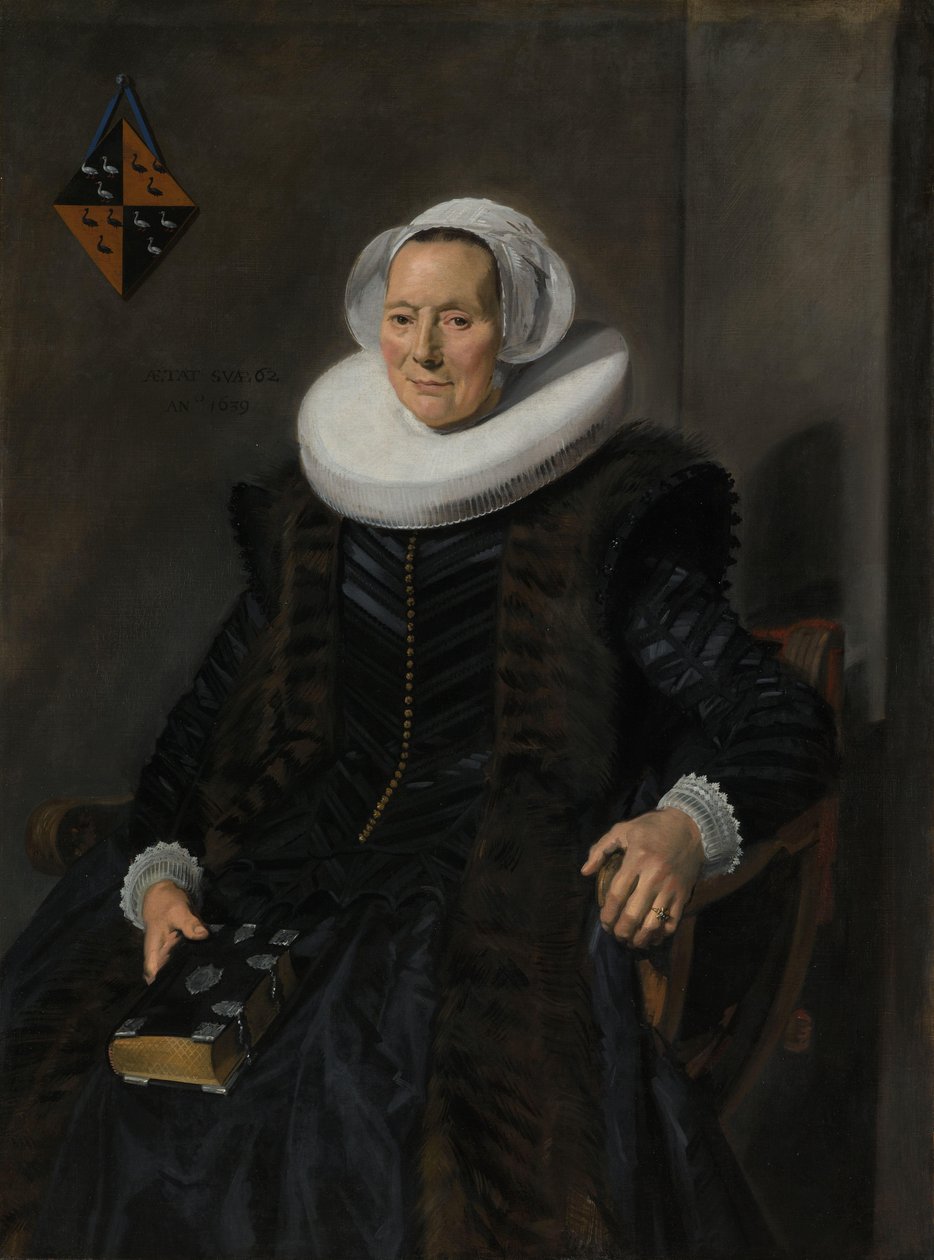 Portret van Maritge Claesdr Vooght door Frans Hals