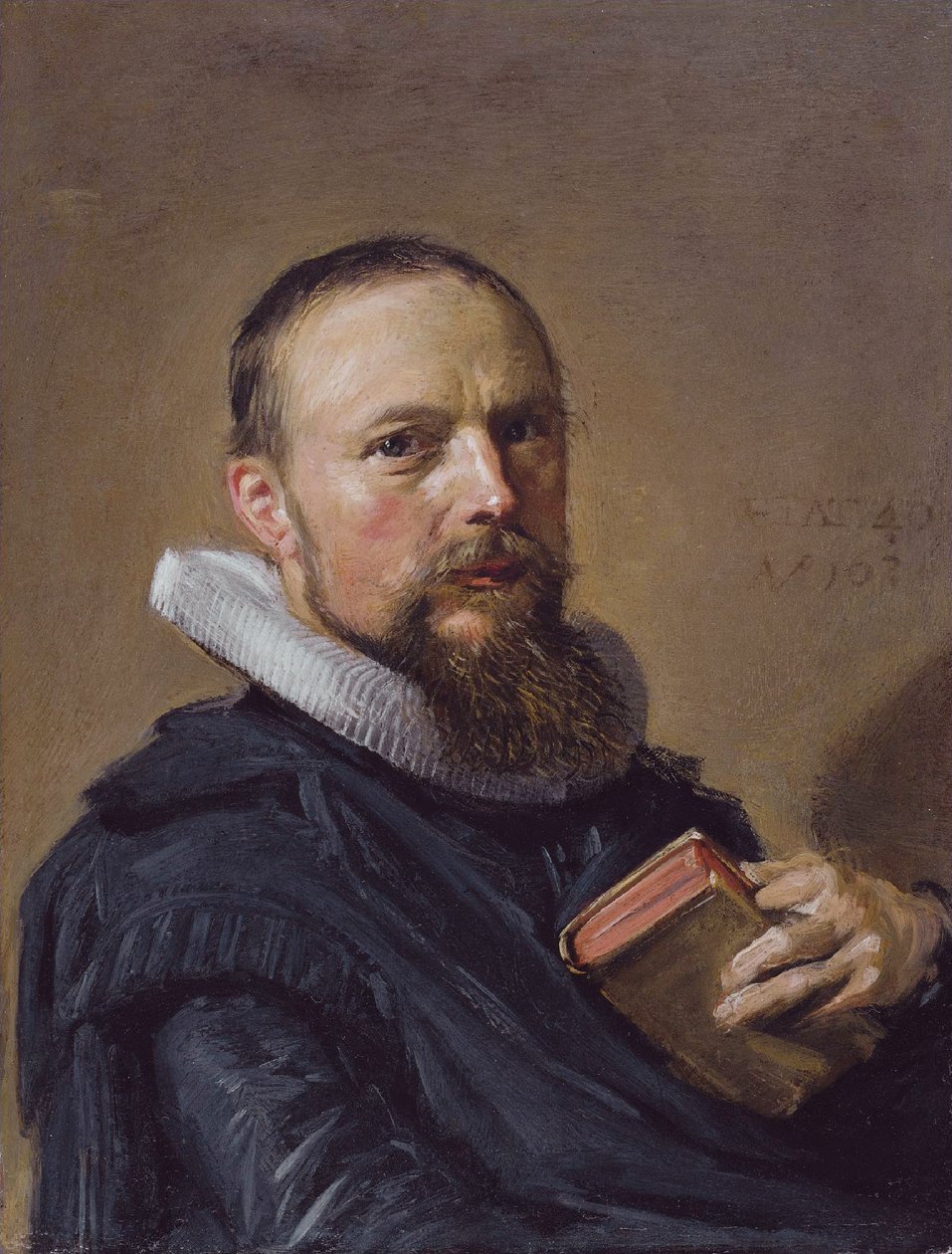 Portret van Samuel Ampzing door Frans Hals
