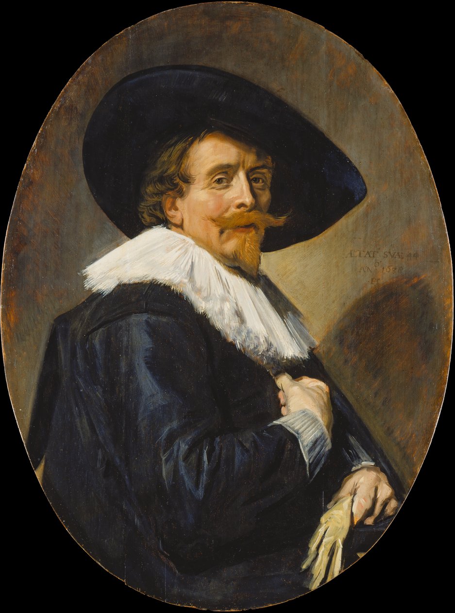 Portret van een man door Frans Hals
