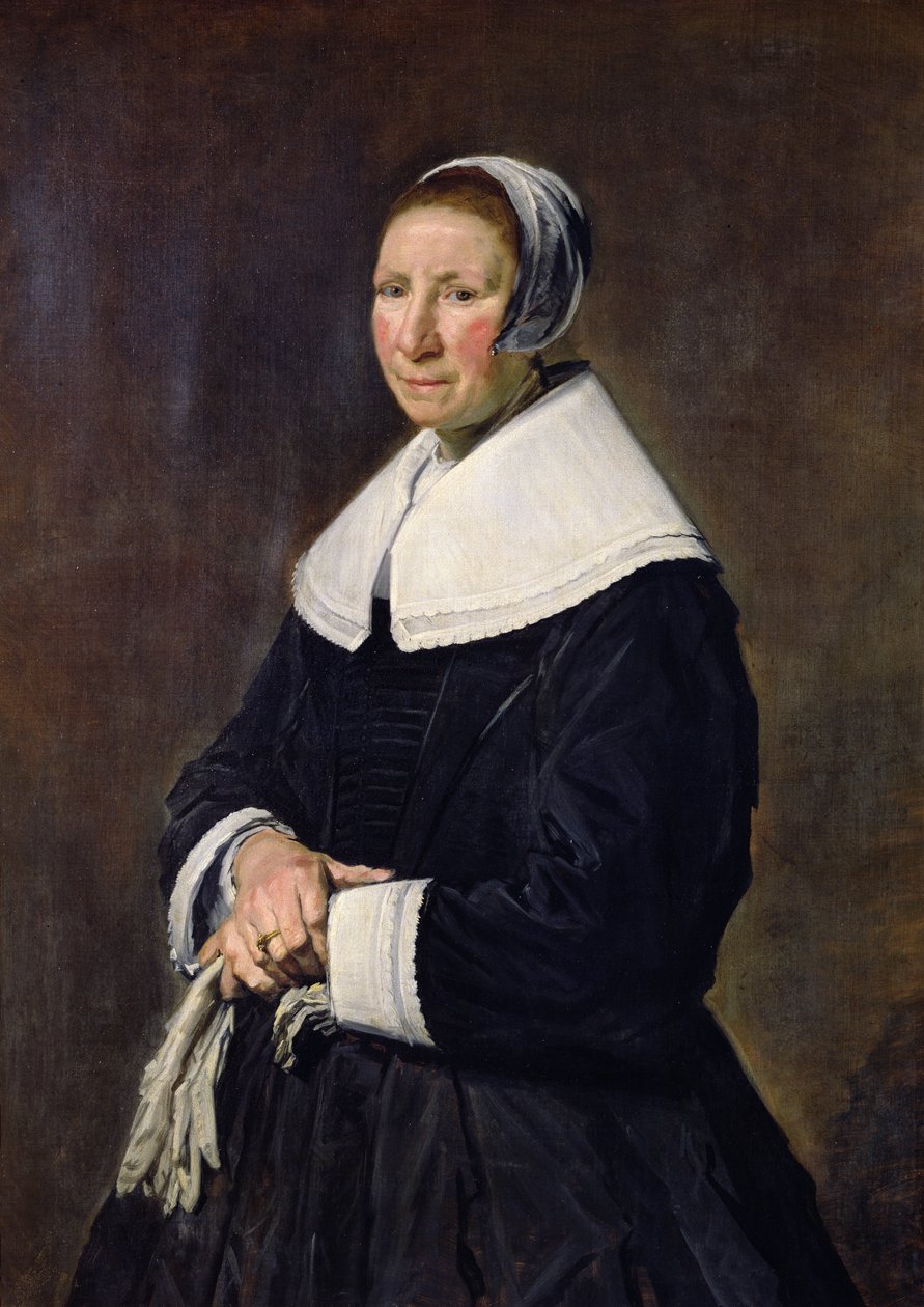 Portret van een Vrouw door Frans Hals