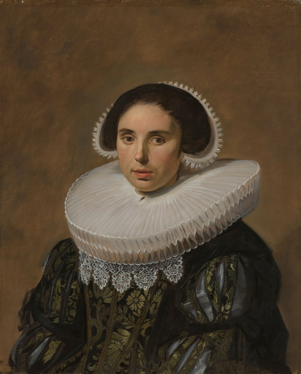 Portret van een Vrouw door Frans Hals