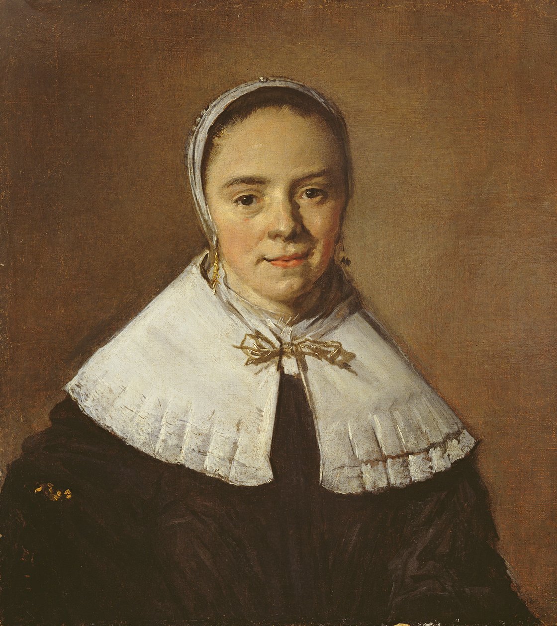 Portret van een Jonge Vrouw door Frans Hals