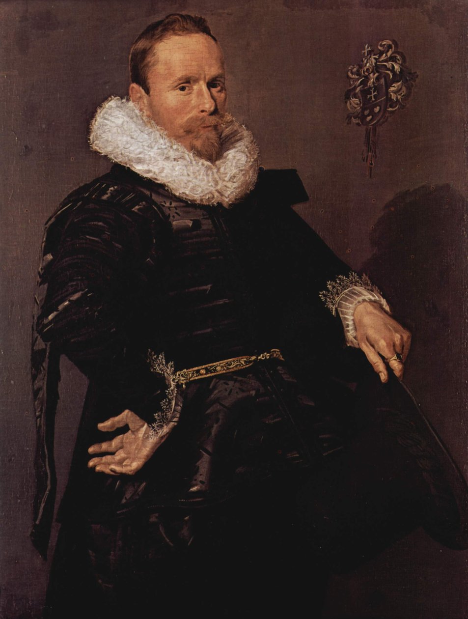Portret van een man door Frans Hals
