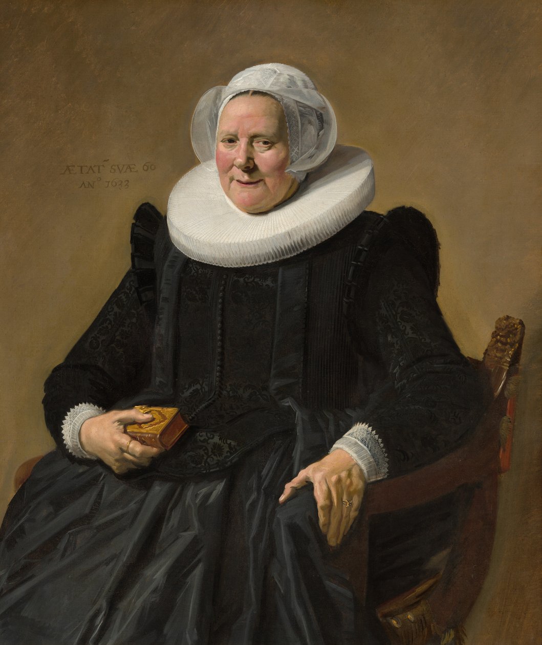 Portret van een Oudere Dame door Frans Hals
