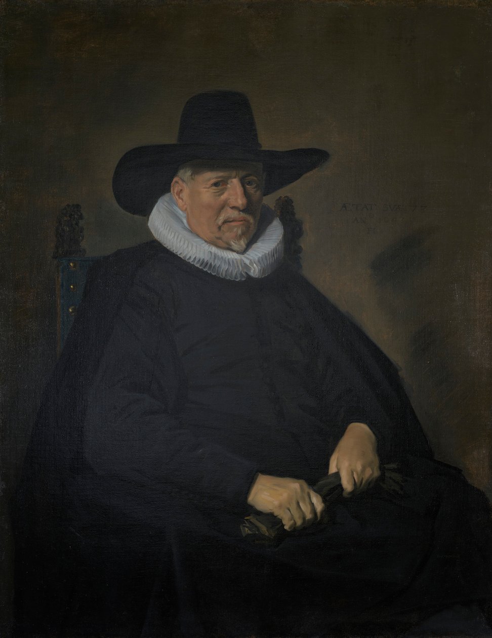 Portret van een oudere man, traditioneel genaamd Heer Bodolphe door Frans Hals