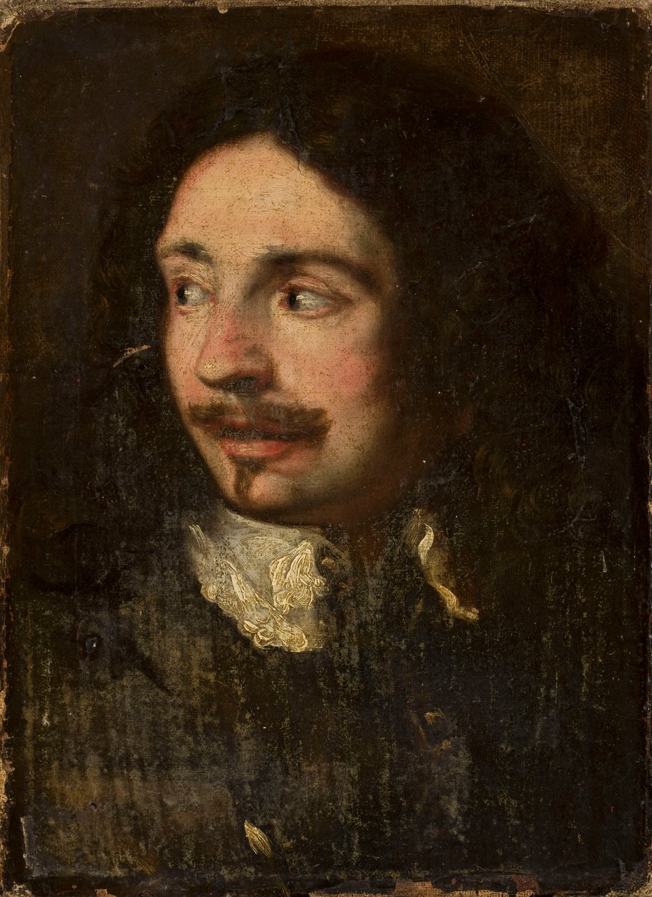 Studie van een mannenportret door Frans Hals