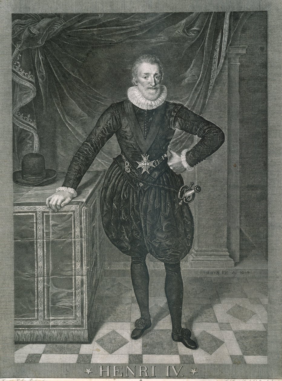 Portret van Hendrik IV van Frankrijk door Frans II Pourbus
