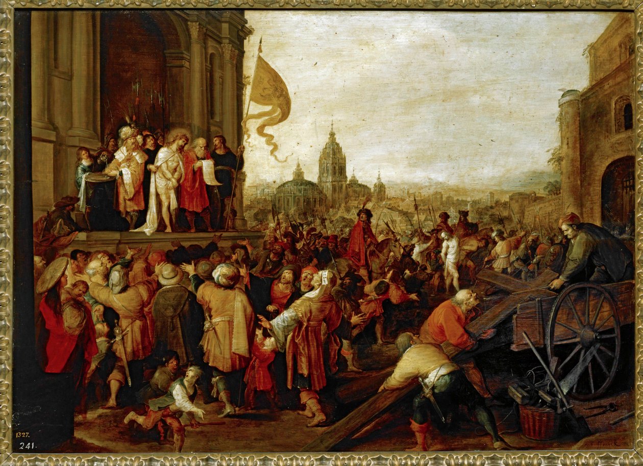 Christus veroordeeld door Pilatus ... door Frans II the Younger Francken