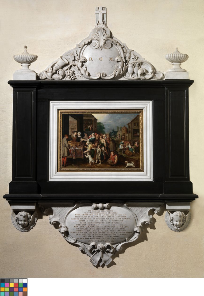 De Zeven Werken van Barmhartigheid door Frans II the Younger Francken