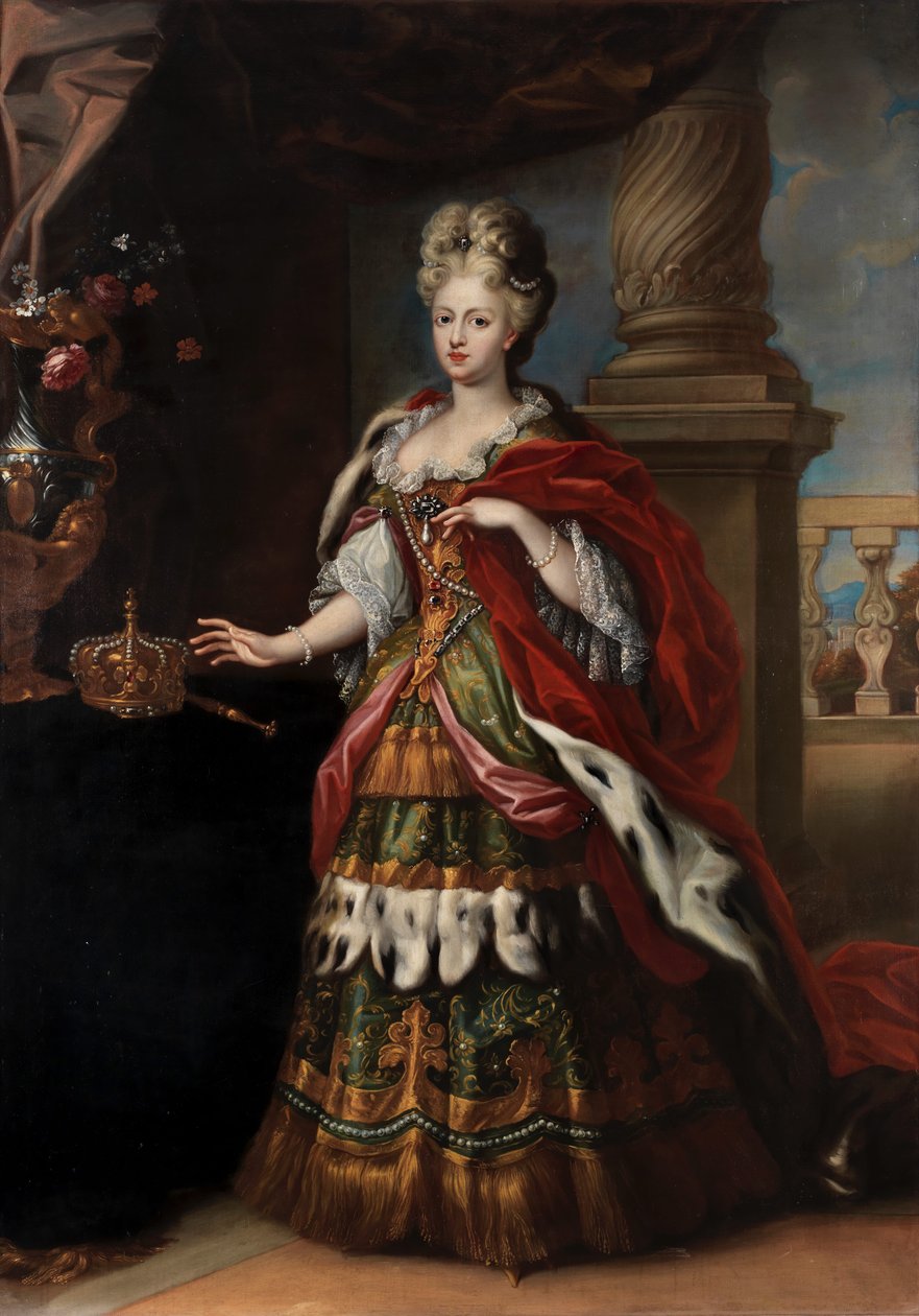 Frans van Stampart Portret van Elisabeth Christine van Brunswijk-Wolfenbüttel door Frans van Stampart