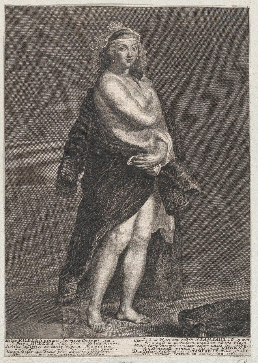 Portret van Helena Fourment, Rubens