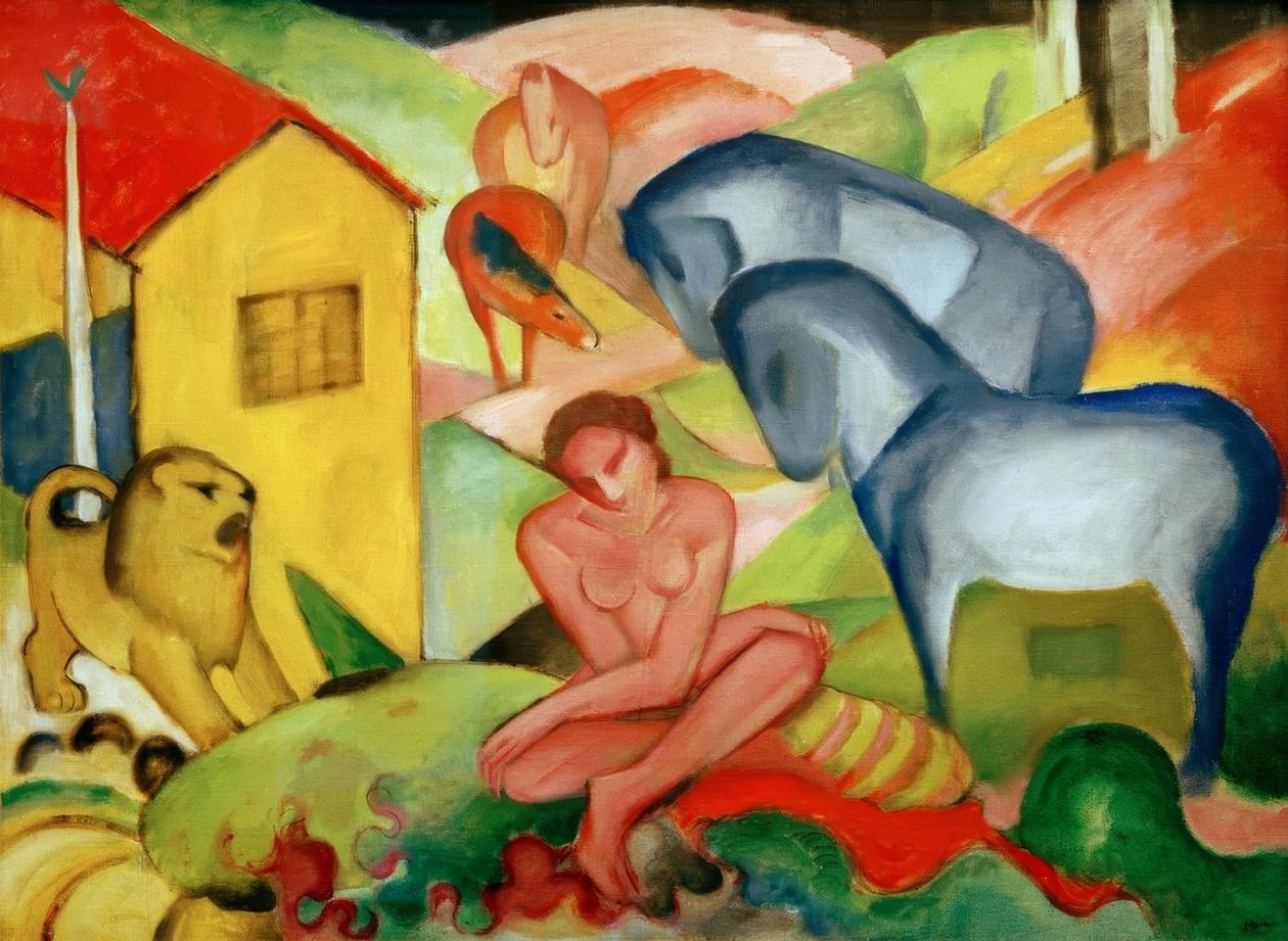De droom door Franz Marc