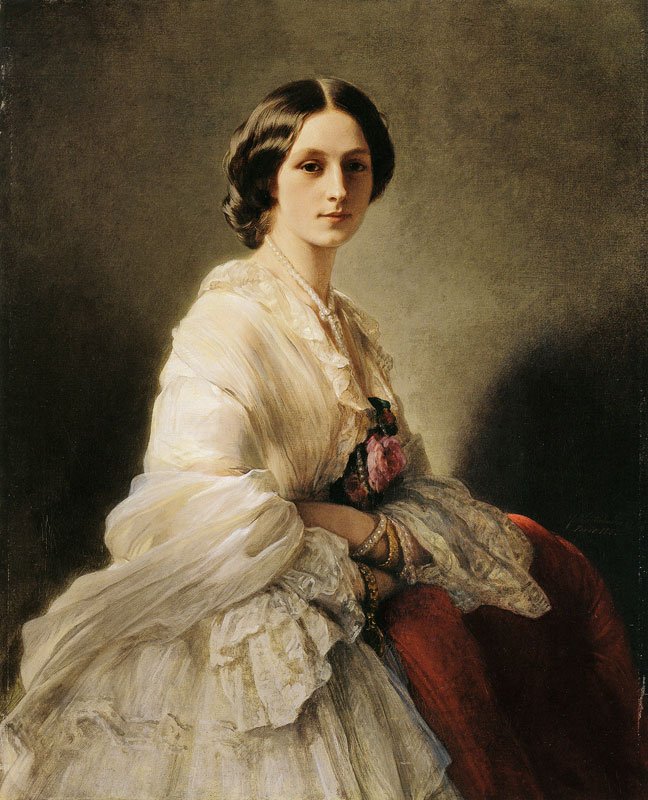 Gravin Orlov-Denisov door Franz Xaver Winterhalter