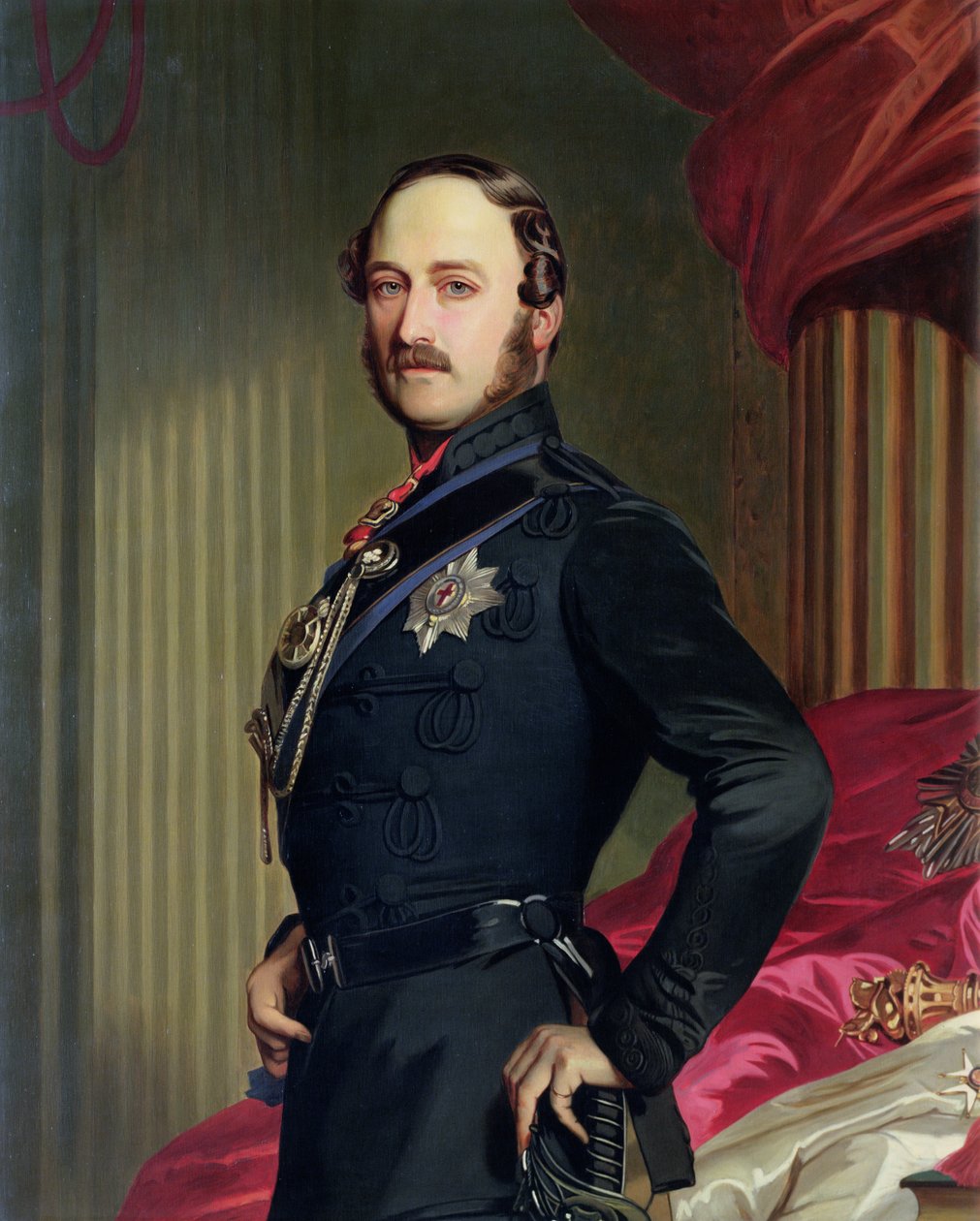 Portret van Prins Albert (1819-61) 1859 door Franz Xaver Winterhalter