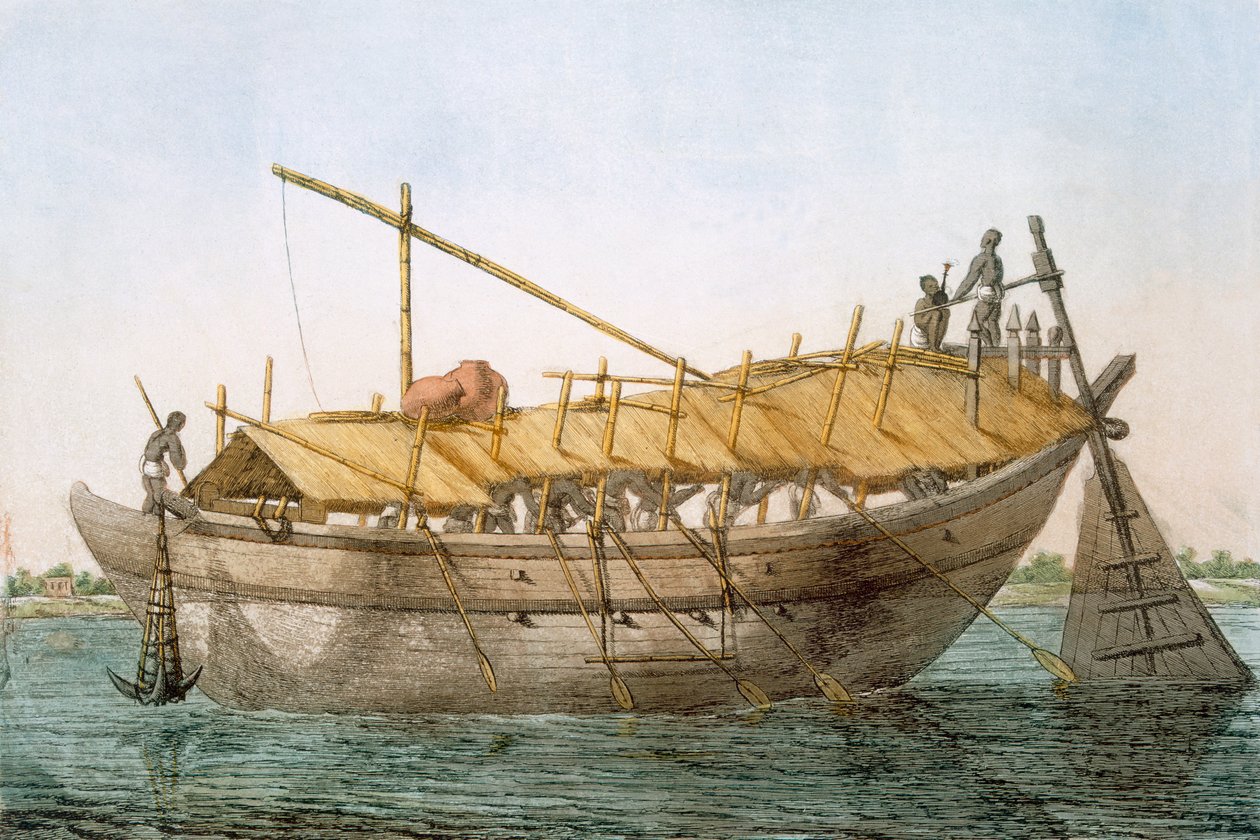 Wolack, rivierboot voor goederenvervoer, uit 