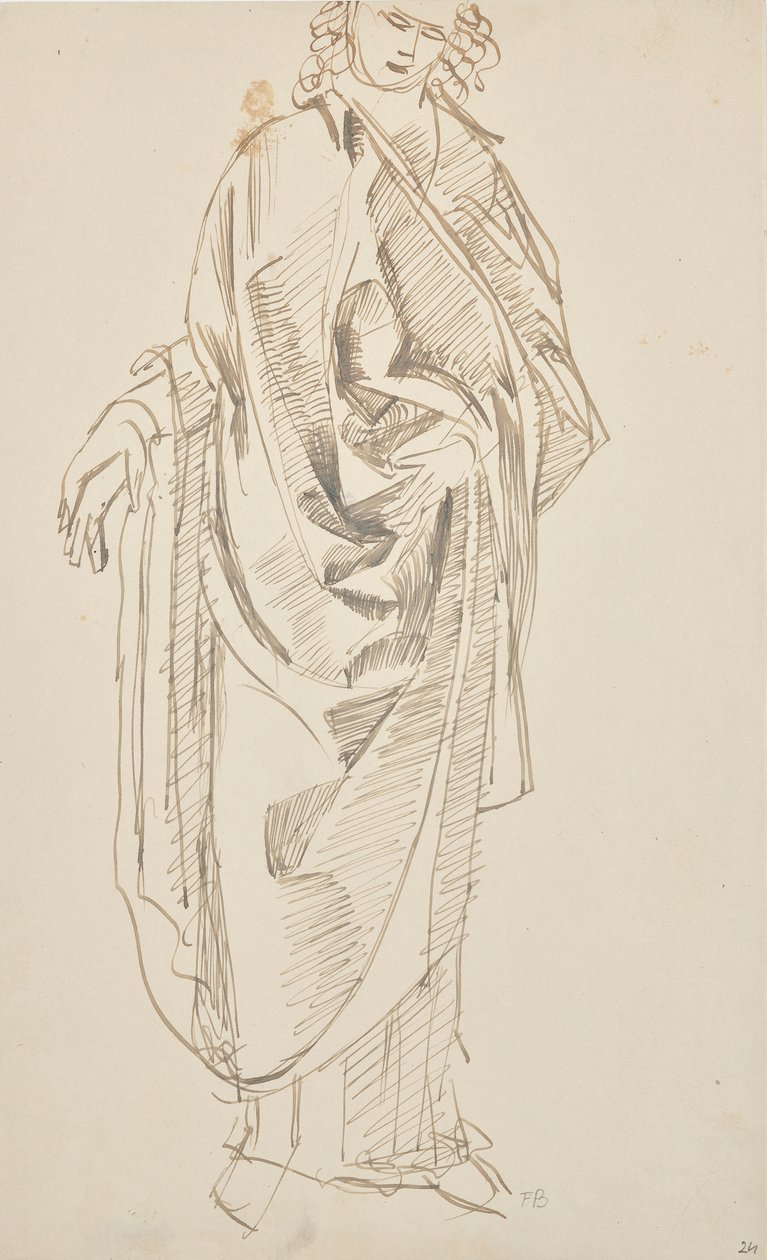 Studie voor de heilige Johannes door Franz Barwig d. Ä.