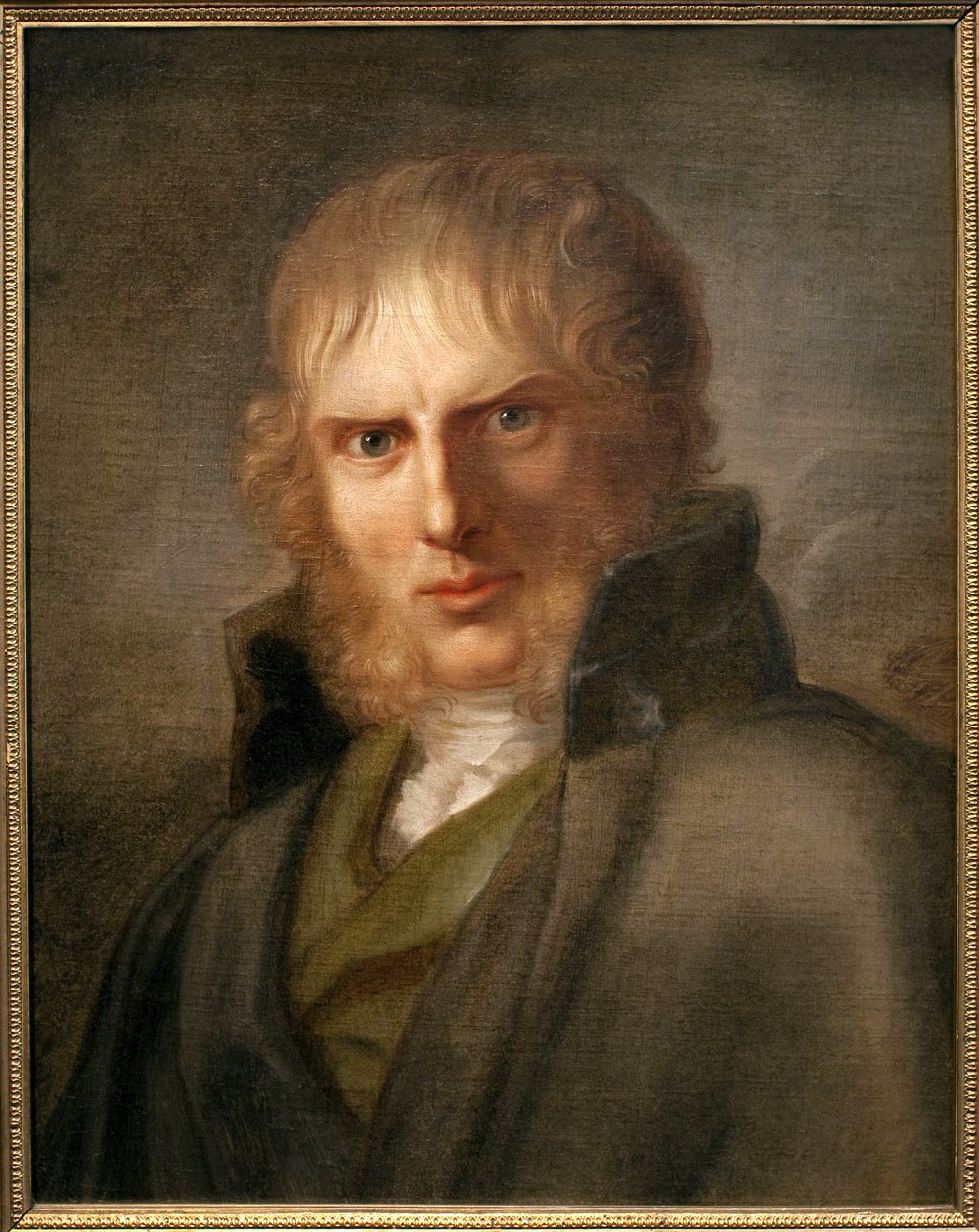 De schilder Caspar David Friedrich (1774-1840) door Franz Gerhard von Kugelgen
