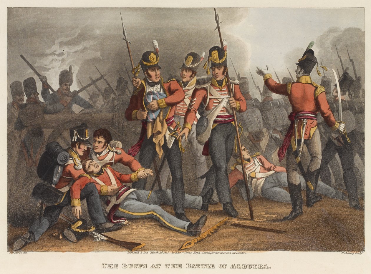 The Buffs bij de Slag om Albuera door Franz Joseph after Manskirch