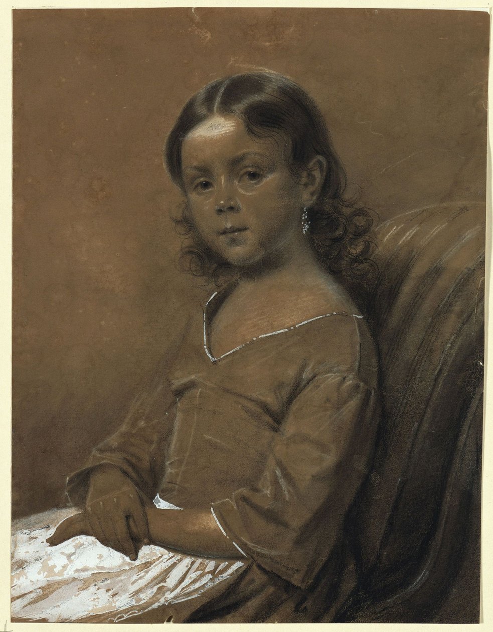 Auguste Taglioni als kind door Franz Krüger