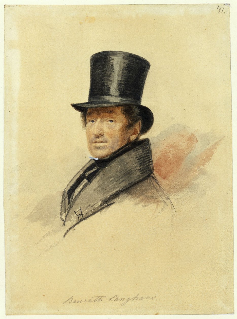 Carl Ferdinand Langhans door Franz Krüger