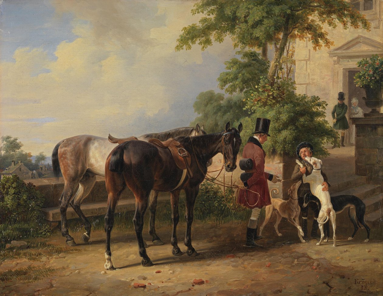 De stalknecht door Franz Krüger