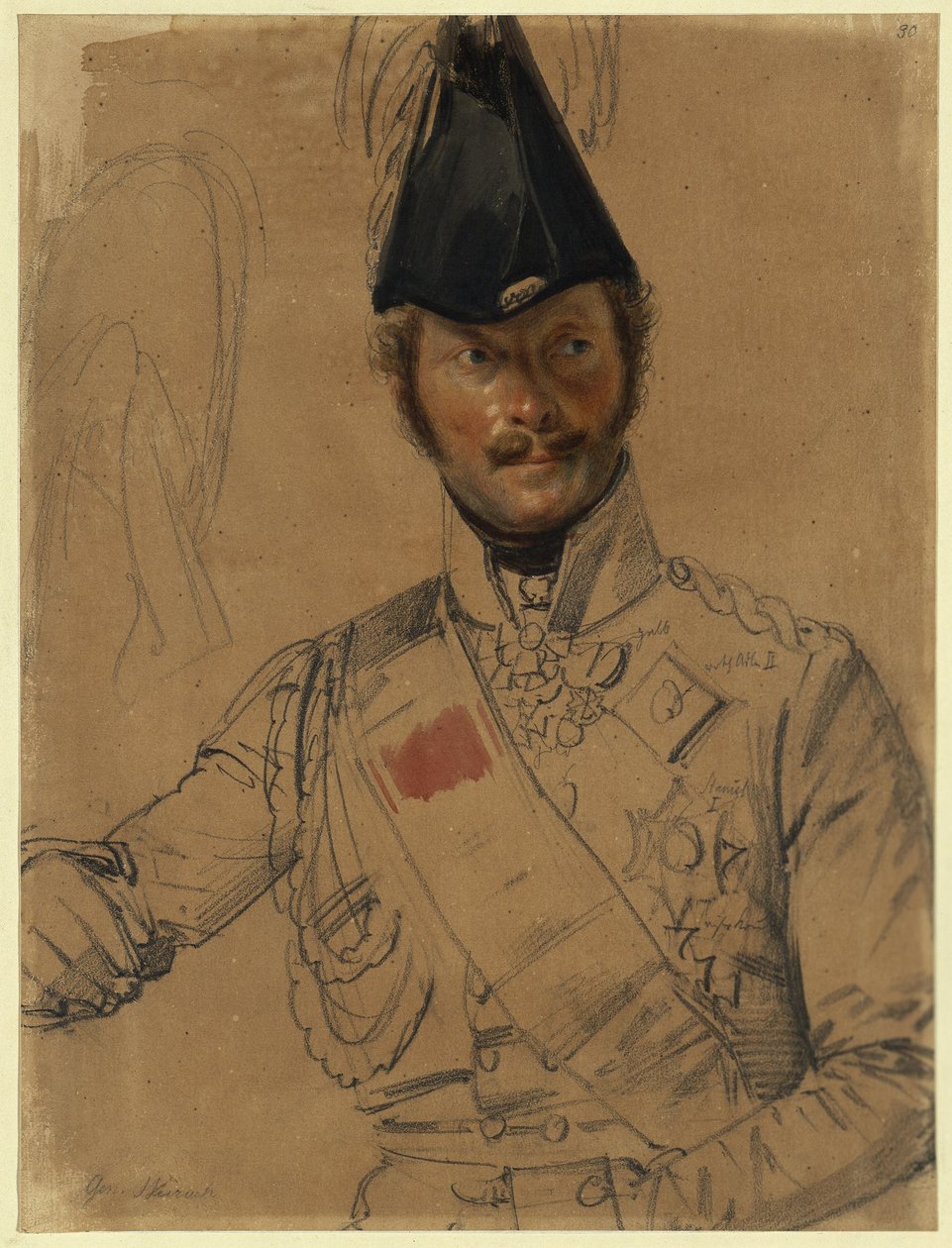 Generaal von Weyrach door Franz Krüger