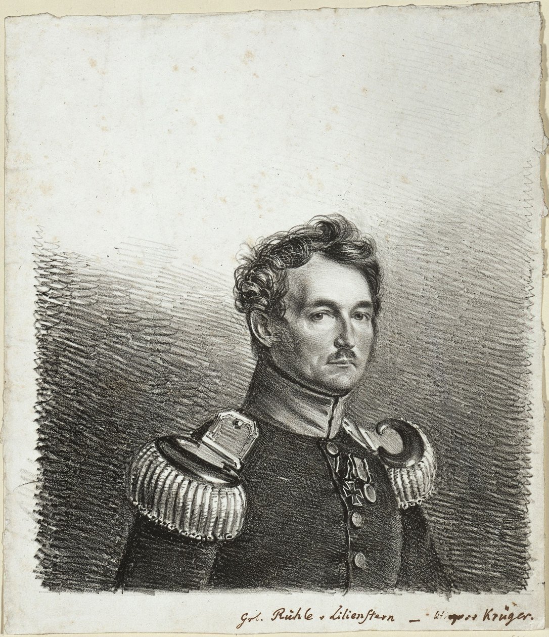 Graaf Rühle von Lilienstern door Franz Krüger