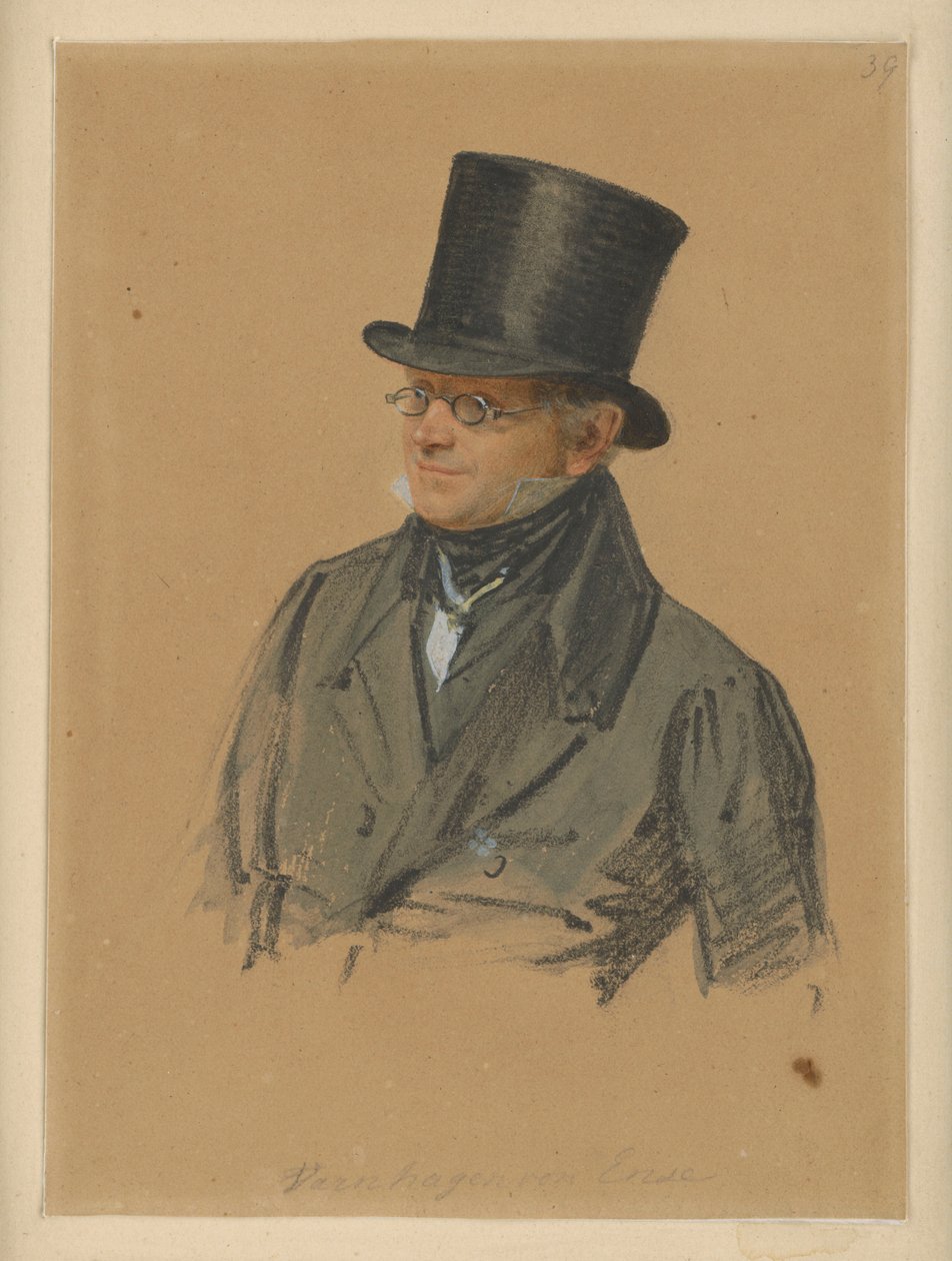 Karl August Varnhagen von Ense door Franz Krüger